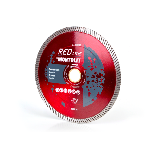 TBH200 - DISCO DIAMANTATO TURBO-RAVVICINATO - RED LINE