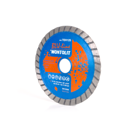 TEH125 - DISCO DIAMANTATO A SETTORI - BLU LINE