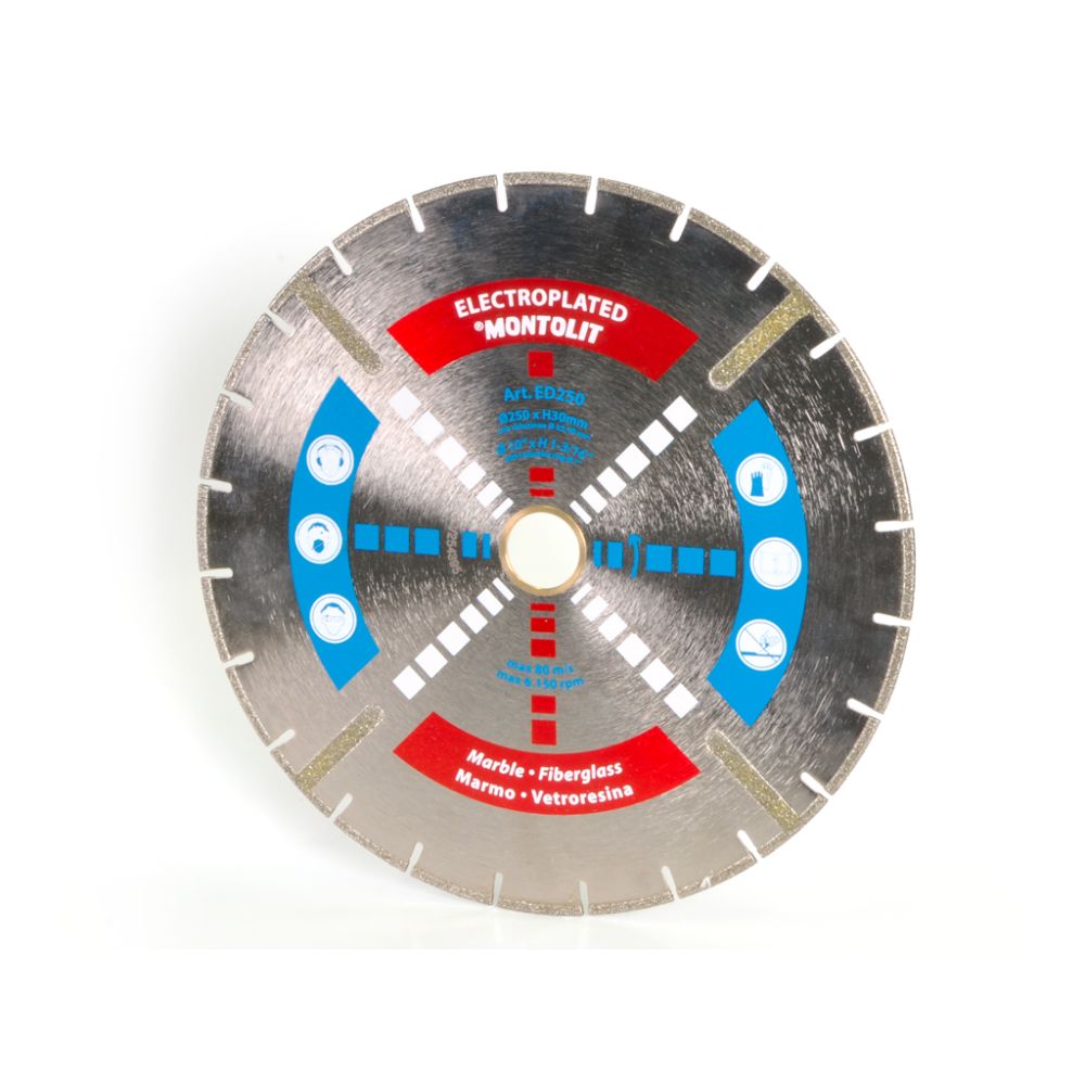 ED250 - DISCO DIAMANTATO ELECTROPLATED