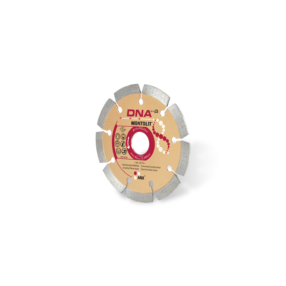 LX115 - SEGMENTED DIAMOND BLADE - DNA EVO3