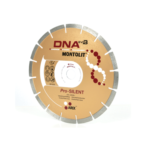 LXS230 - DISCO DIAMANTATO SILENZIATO A SETTORI - DNA EVO3