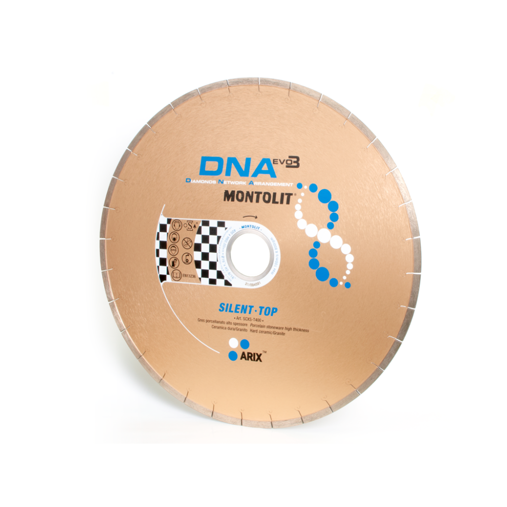 SCXS-T400 - DISCO DIAMANTATO SILENZIATO A SETTORI RAVVICINATI - DNA EVO3