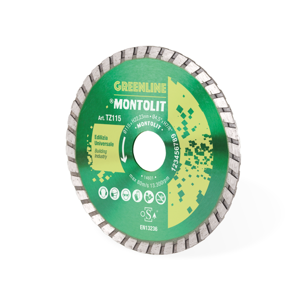 TZ115 - DISCO DIAMANTATO TURBO - GREEN LINE