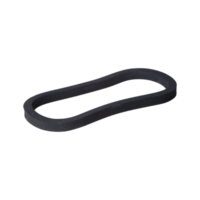 ANELLO NERO IN GOMMA ESPANSA PER GECONE