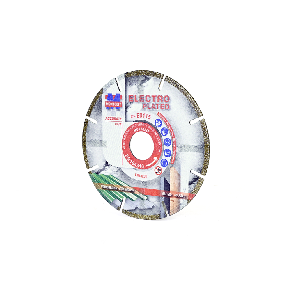 ED115 - DISCO DIAMANTATO ELECTROPLATED