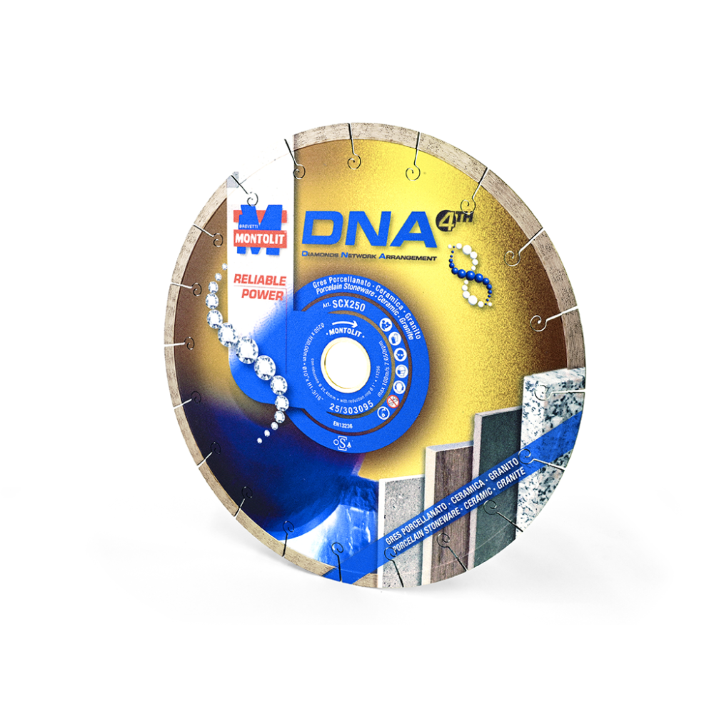 SCX250 - DISCO DIAMANTATO A SETTORI RAVVICINATI - DNA EVO3