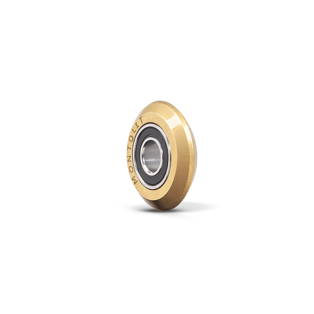 248T - SCORING WHEEL WITH TITANIUM COATING AND INTEGRATED BEARING