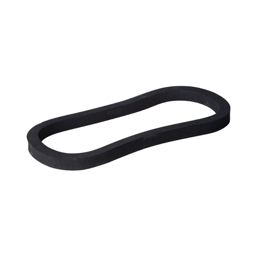 GECONE JR-02 - ANELLO IN GOMMA NERA MORBIDA