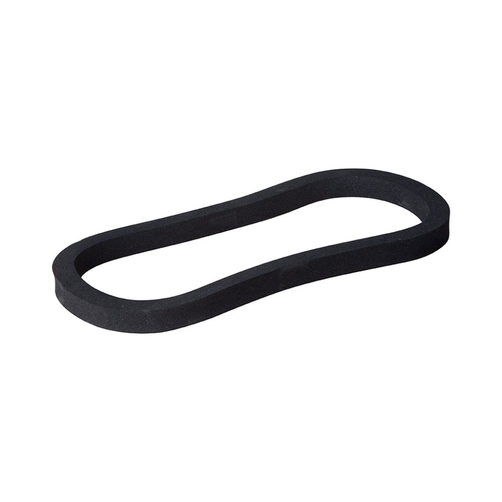 GECONE JR-02 - ANELLO IN GOMMA NERA MORBIDA