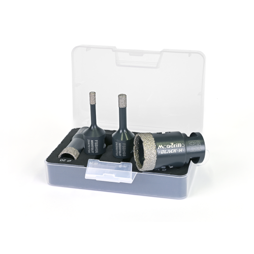 FSBHKIT-T1 - SET OF MONDRILLO BLACK "H" DIAMOND CORE BITS